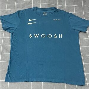 Nike Men's Teal Swoosh Tee